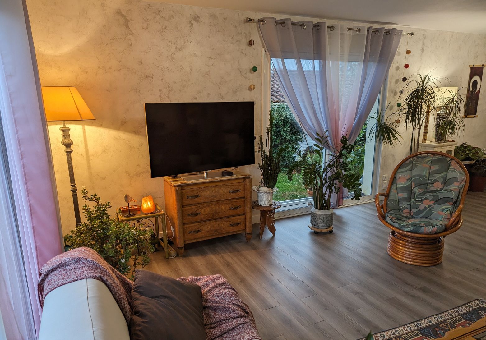Rénovation de salon dans une maison dans les Landes