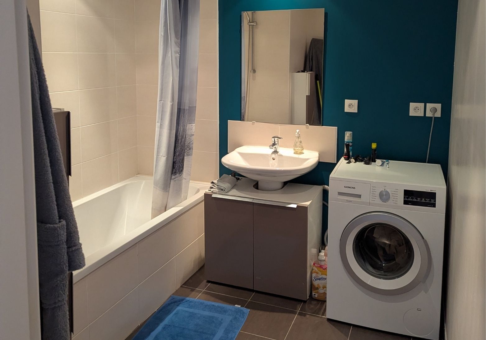 salle de bain avant travaux baignoire Rennes